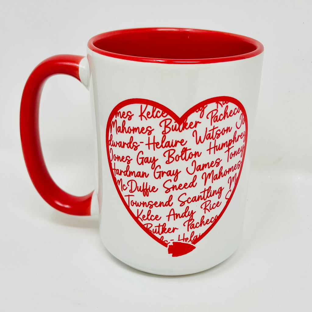 Team Heart Red Mug