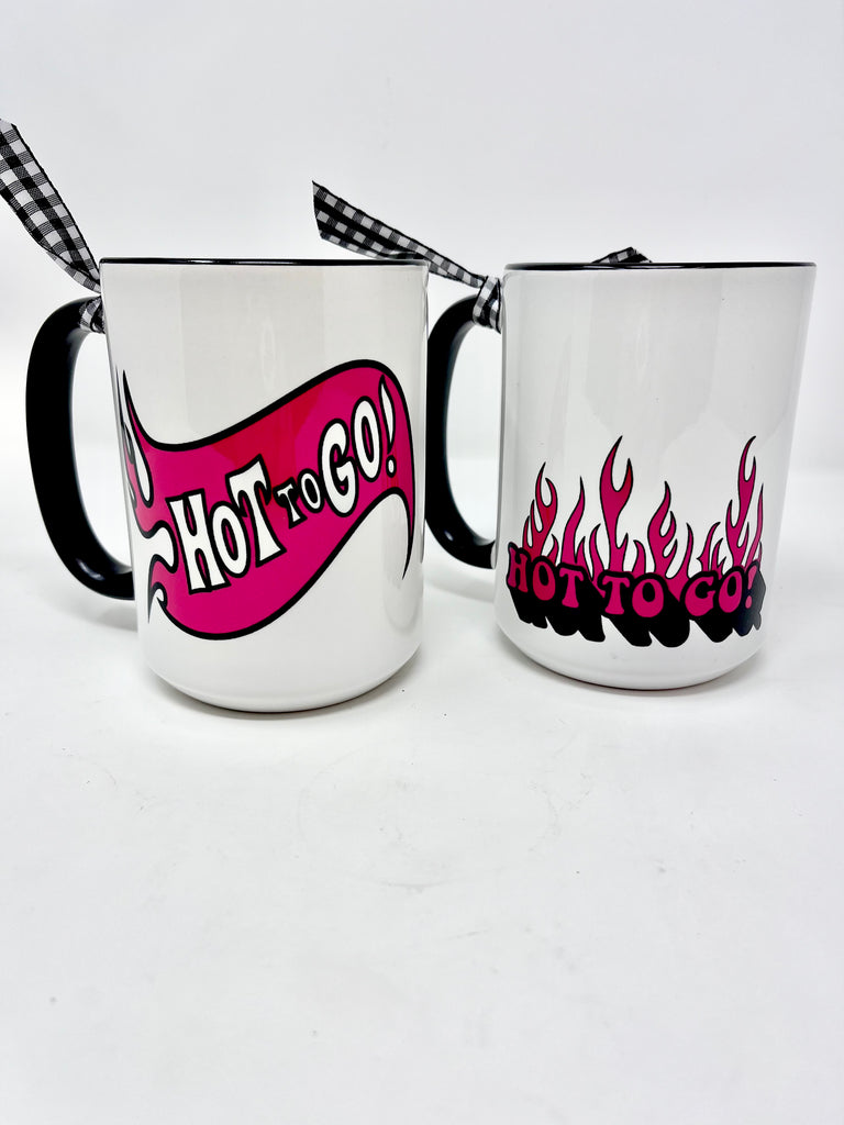Hot To Go! Mug & Sticker Set