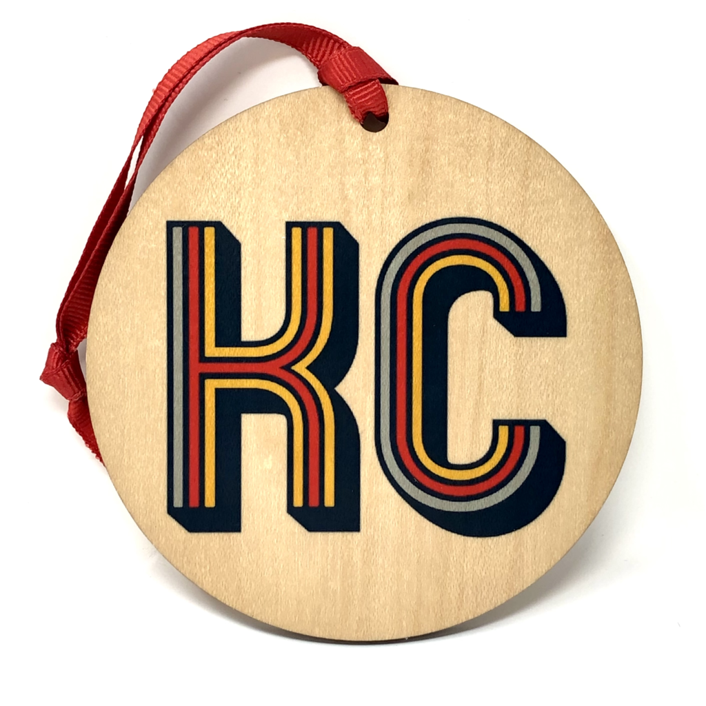 KC Vibe Multi-Color Wood Ornament