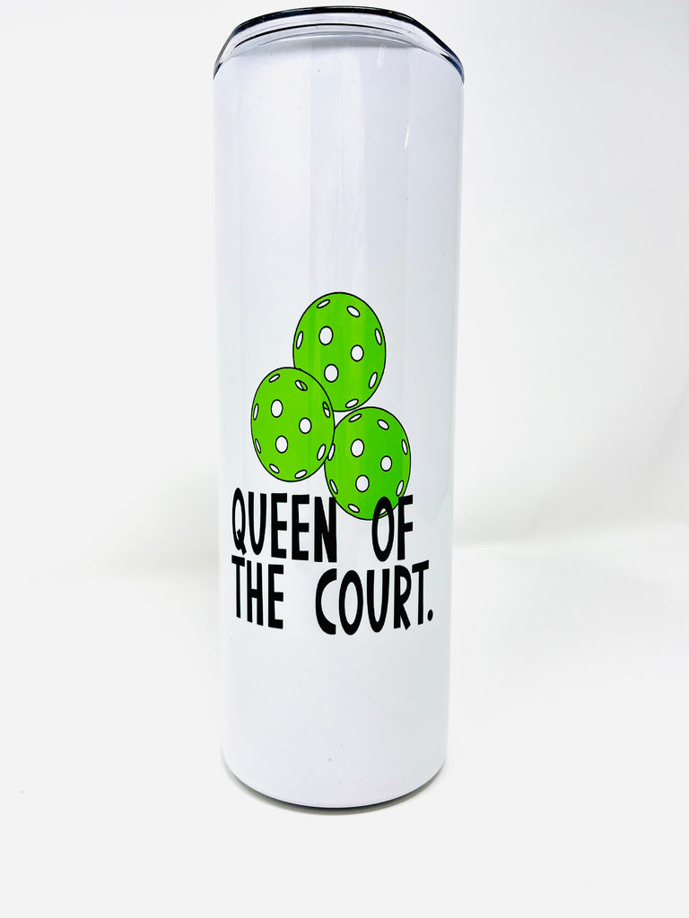 Queen of the Court Pickleball Tumbler