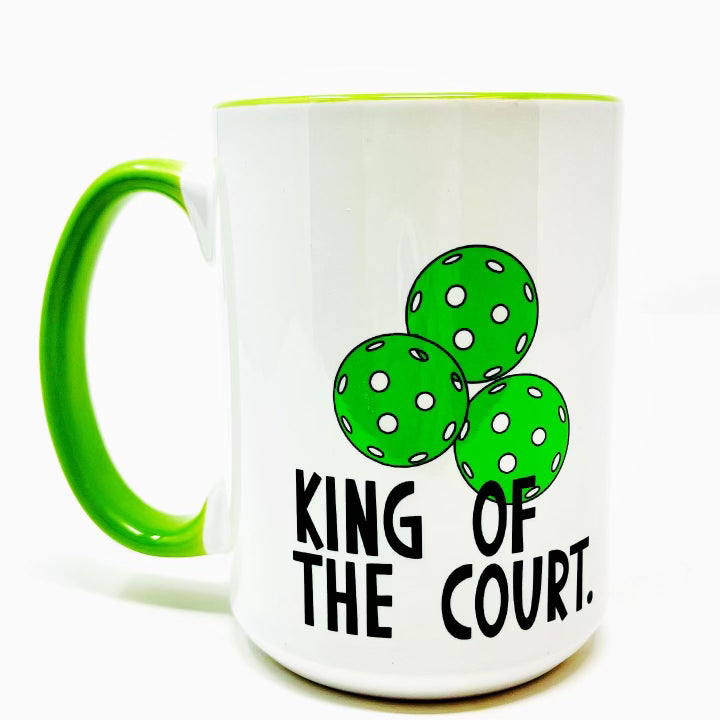 King of the Court Pickleball Coffee Mug